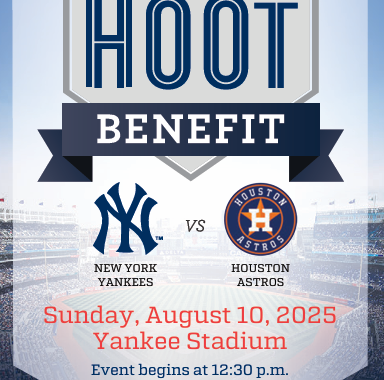 Give a Hoot Benefit at Yankee Stadium on 8/10/25